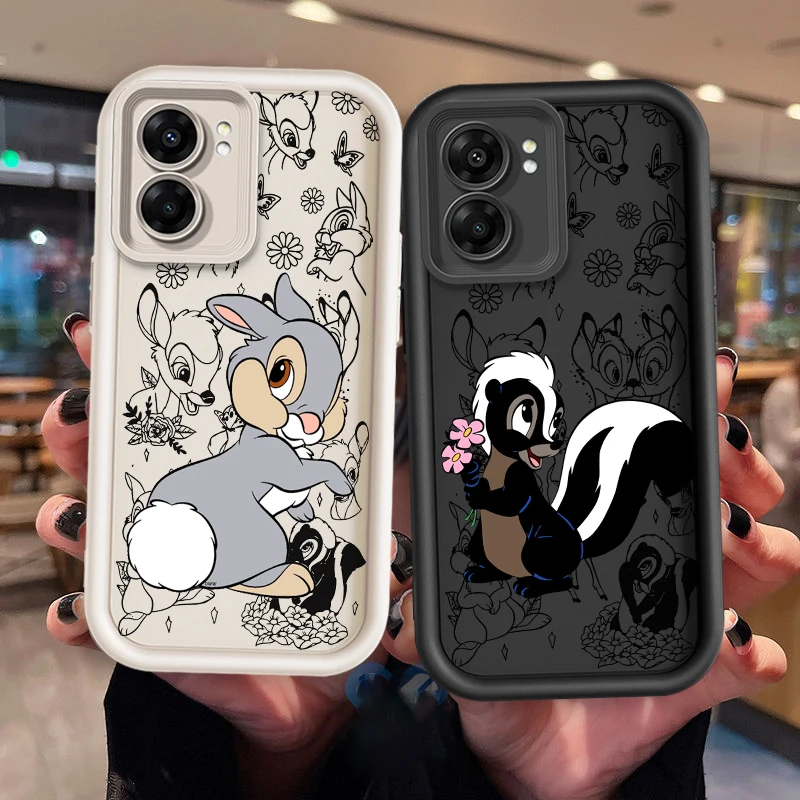 Thumper Anime Bambi Per Oppo A98 A78 A94 A76 A74 A58 A55 4G 5G A9 A53 2020 A36 Eye Ladder Cover Capa Fundas Phone Case