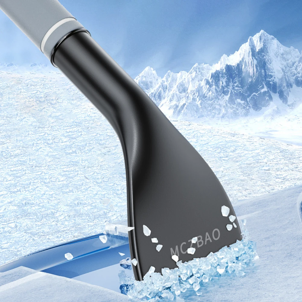 Car Multifunctional Snow Shovel Rotatable Telescopic Snow Removal Auto Windshield Defrosting Ice Scraper Deicing Cleaning Tools windshield shovel windshield defroster windshield deicing instrument snow shovel window cleaning tool