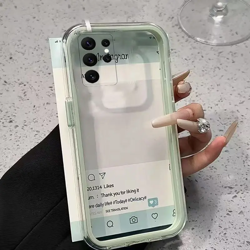 Transparent Case with Stunning 2-in-1 Design and Soft TPU Skin-Feel Protection