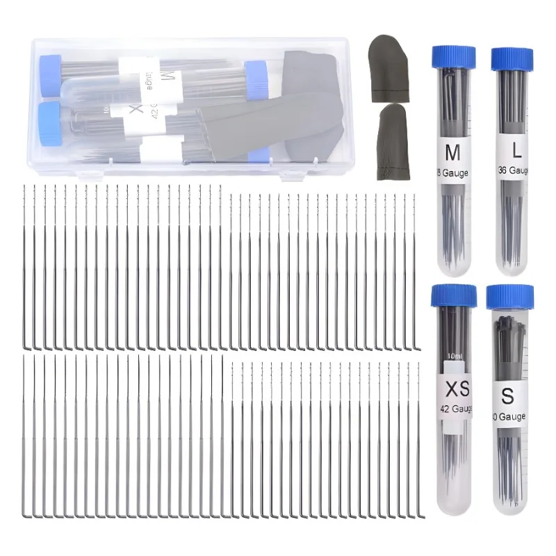 3 Styles Wool Felting Needles Tools Kit Wooden Handle Needles Finger Cot Felting Supplies Set for Beginners