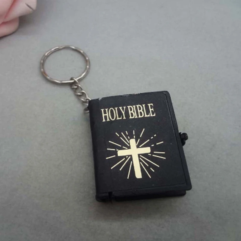 English Version Mini Religious Christian Keychain for Key Chain for Ke