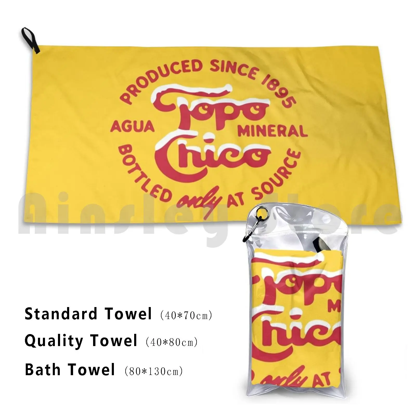 Tc Acqua Minerale Telo Da Bagno Cuscino Da Spiaggia Topo Chico Acqua Minerale Nuovo Messico Messico Topo Chico Topo Chico