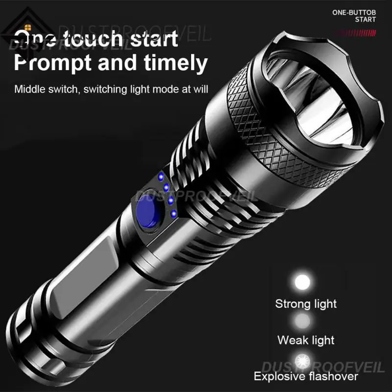 

МА Ультра мощный фонарик три режима фонарик водонепроницаемый Usb перезаряжаемый портативный многофункциональный фонарик