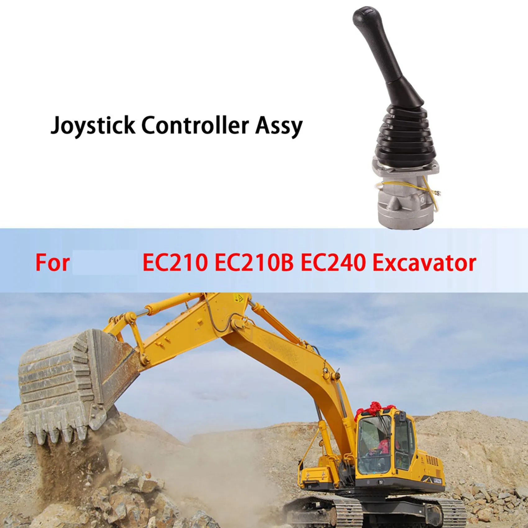 

Joystick Controller Assy for Volvo EC210 EC210B EC240 EC290 EC360 EC460 Excavator 14557286 14556359 Right