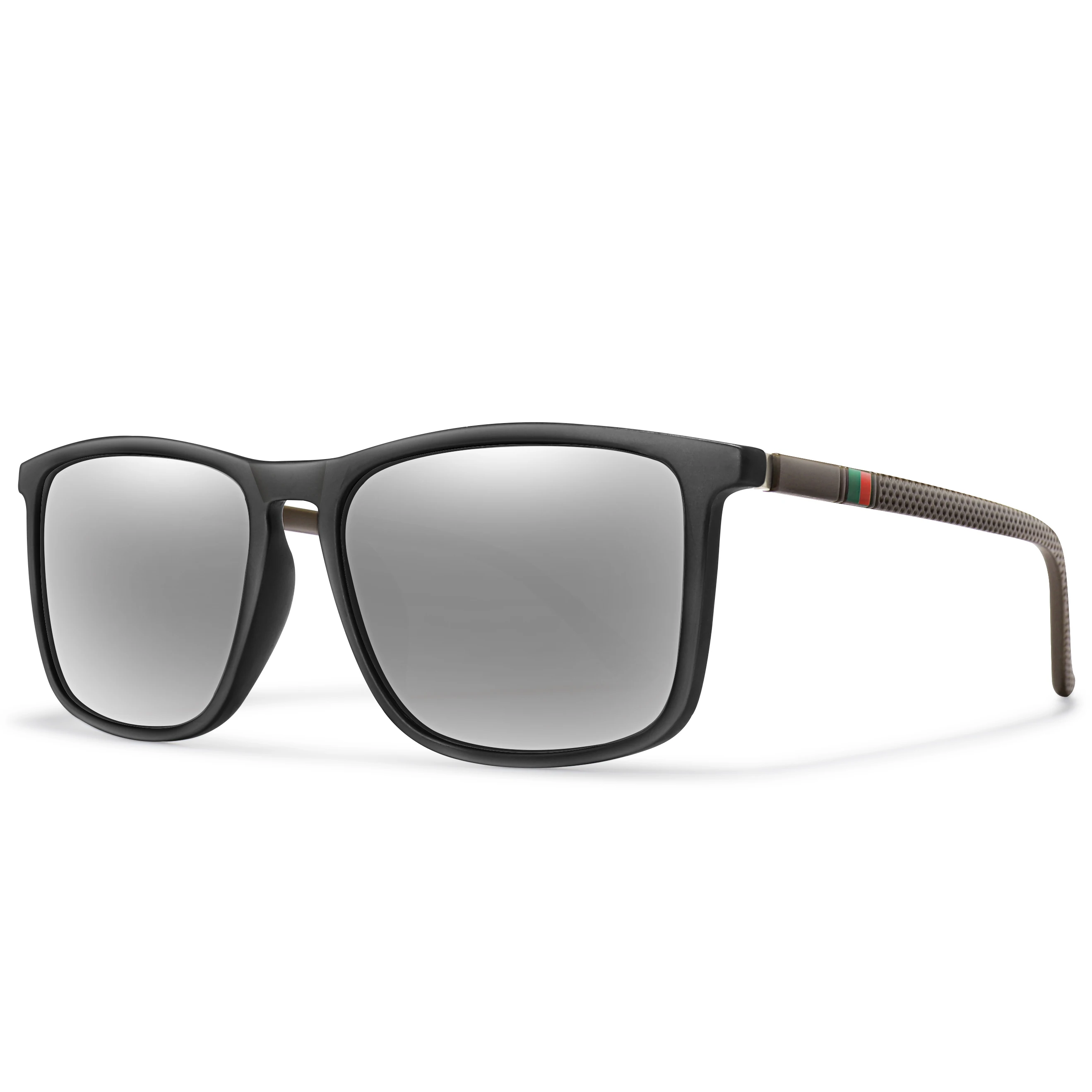 Single Luxury Square Vintage Polarized Sunglasses UV400