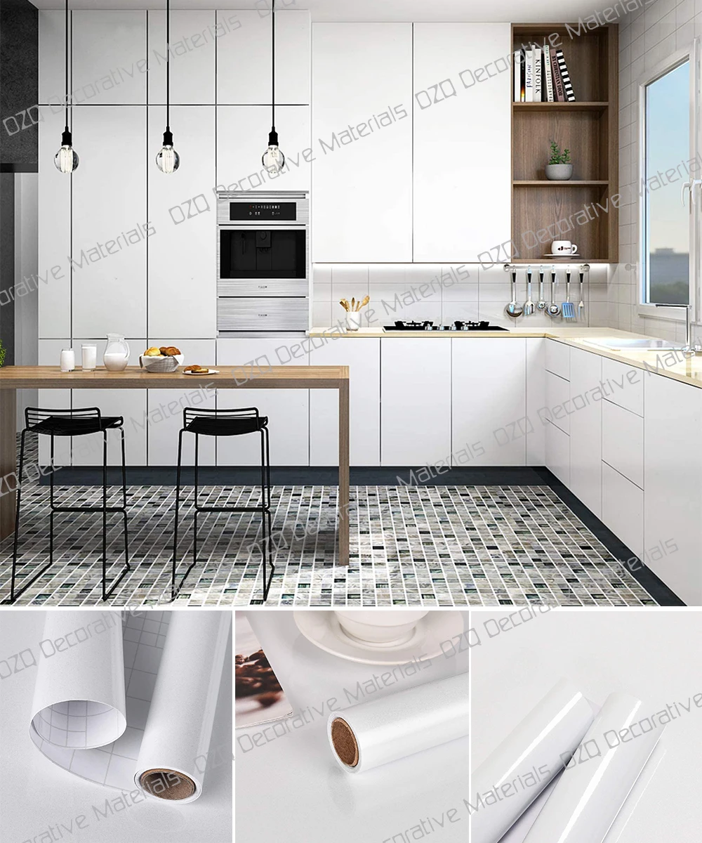 DecoMeister Vinilo Adhesivo Para Pared Muebles Turquesa Azul Mate Papel Autoadhesivo de PVC Para Cocina Armario Bricolaje Lámina Decorativa Película