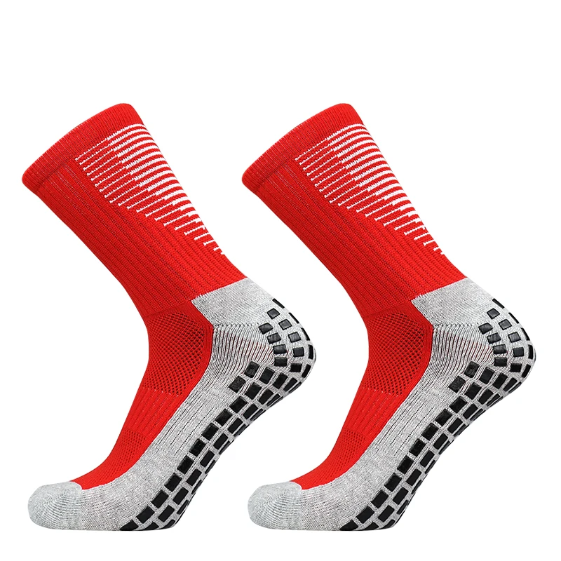 Enhanced Sports Performance Grip Socks for Men and Women - Non-Slip Silicone Bottom for Football, Soccer, and Basketball