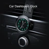 1PC Mini Car Clock Luminous Auto Stick-On Digital Watch Mechanics Quartz Motorcycle Clocks Auto Ornament Car Accessories 3