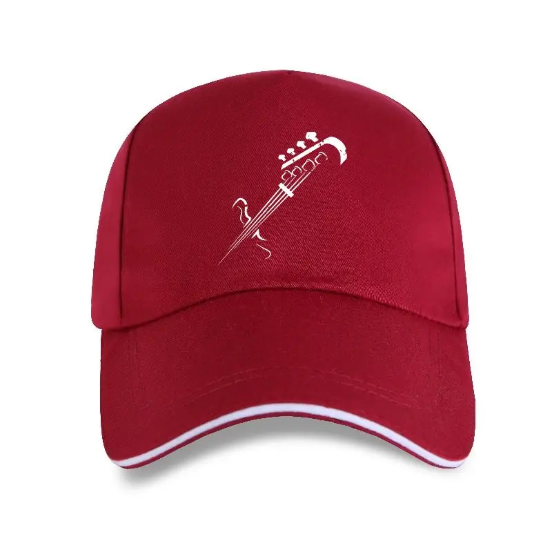 

new cap hat Design Bass Guitar Silhouette Baseball Cap Man Casual Top design Hot sale Hot sale