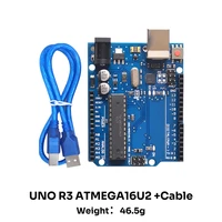 UNO R3 Official ATMEGA16U2 / UNO+WiFi R3 MEGA328P Chip CH340G For Arduino UNO R3 Development Board WeMos ESP8266 2