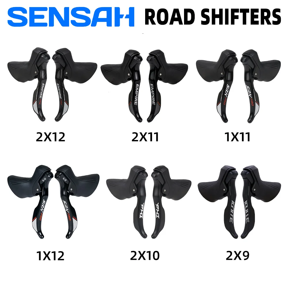 SENSAH Road BIke Shifters 9 10 11 12 Speed 9v 11v 12v EMPIRE PRO IGNITE