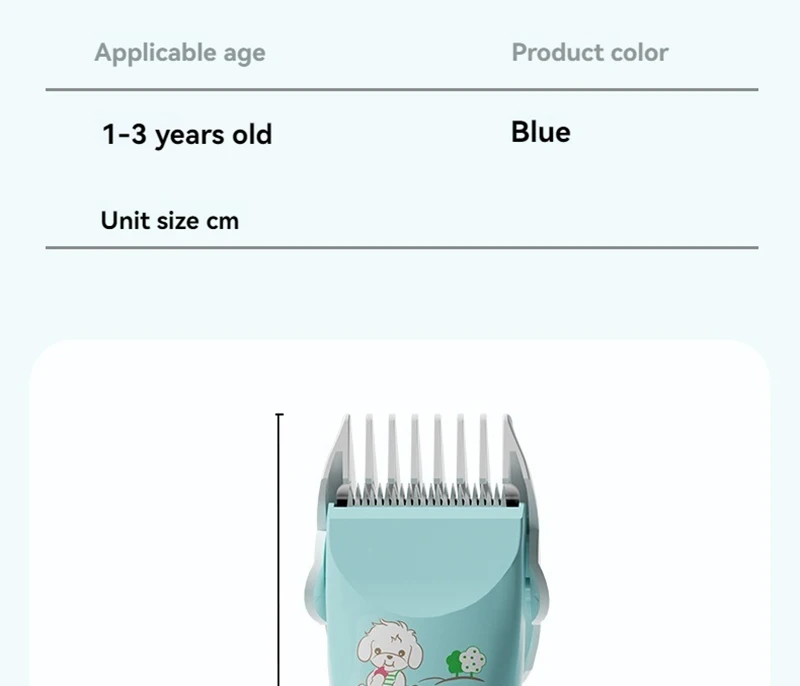 Baby Hair Clipper Quiet Shaving New Baby Electric Pusher Silent Baby Hair Shaving and Fetal Hair Cutting Tool No Lubricating Oil