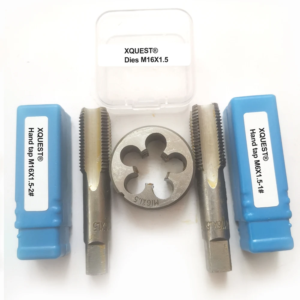 3pcsRightHandMetricthreadTapandDiesetFinescrewhandtapRound