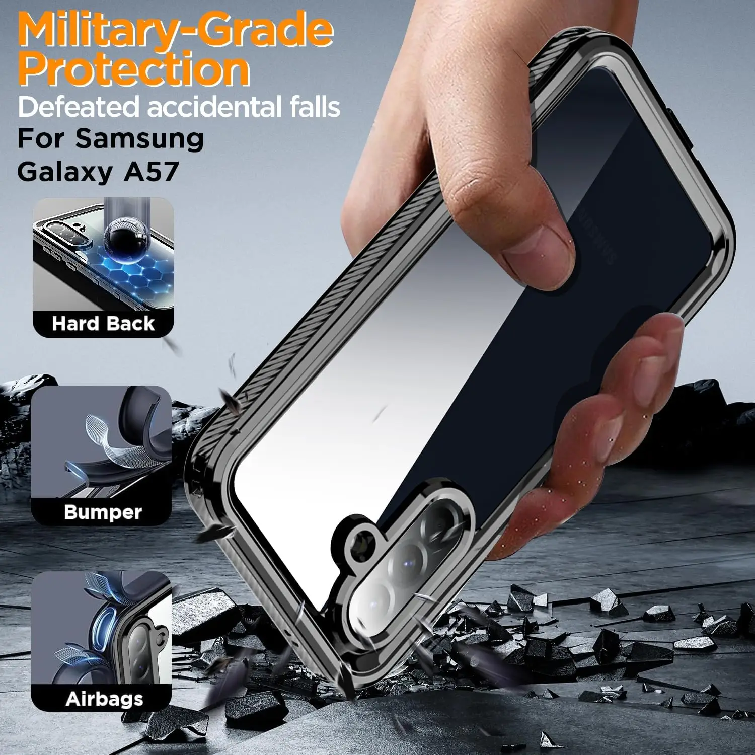 Waterproof Shockproof Dustproof Full-Body Protective Phone Case