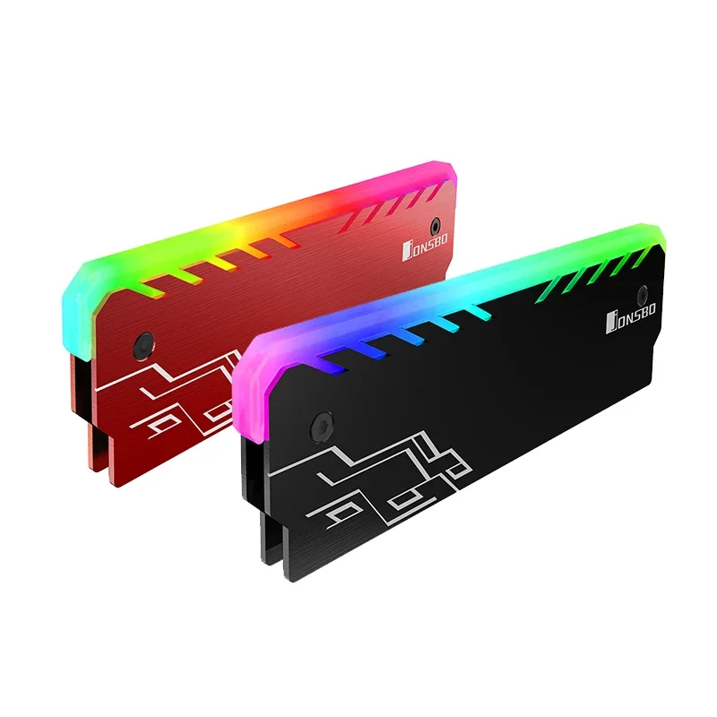 JONSBO casing PC memori RGB pendingin RAM Heatsink penutup