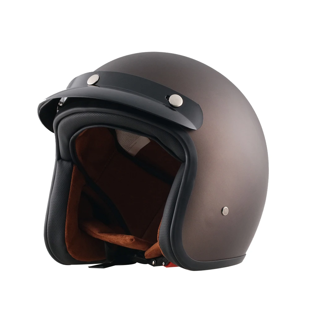 ras plaag vaardigheid Helmets Motorcycle Cafe Racers Style | Motorcycle Scooter Vintage Helmets -  Helmets - Aliexpress