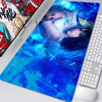 1pc Final Fantasy Pc Gamer Mouse Mat Desk Mat With Pad Gaming Accessories Prime Gaming XXL Keyboard Pad 2