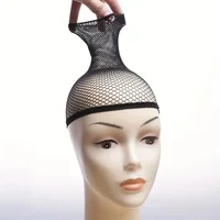 Filets à cheveux élastiques extensibles de haute qualité, bonnets de perruque en maille à extrémités ouvertes pour la coiffure, 5 pièces/GT 5