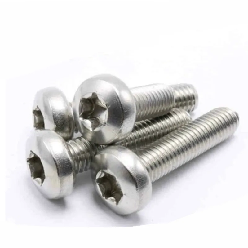 50/100 Pièces M1.6 M2 Longueur 3-16mm Noir 304 Acier