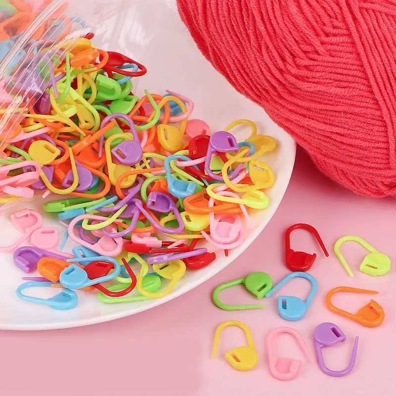 Colorful Stitch Markers, DIY Knitting Tools, Sweater & Shoe Accessories, Small Pin Markers