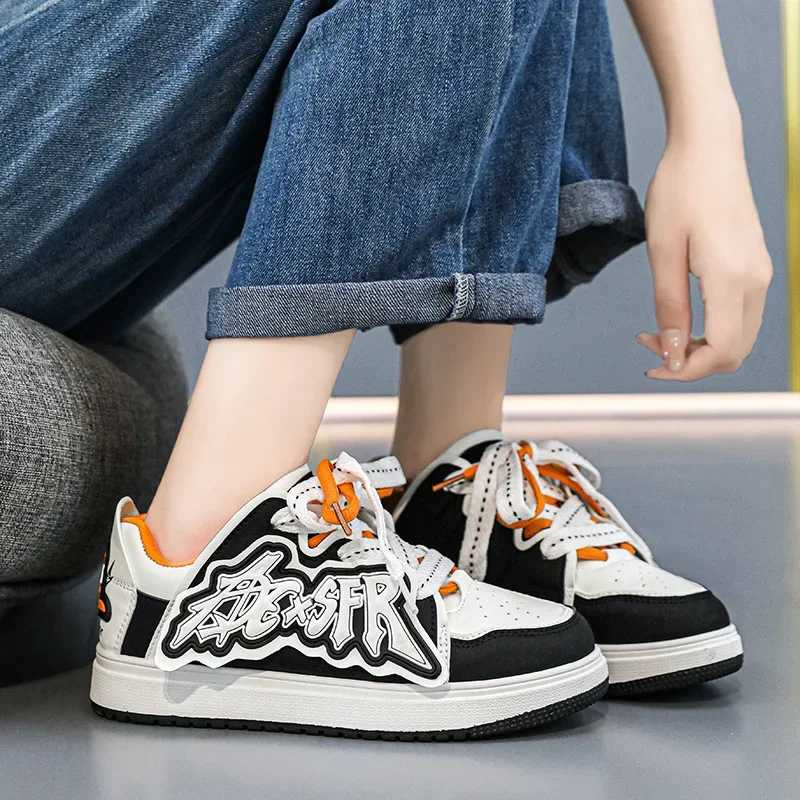 

Women's Shoes Spring and Autumn New Hip Hop Bread Shoes Women's Design Letters Hundreds of Students Trend Board Shoes