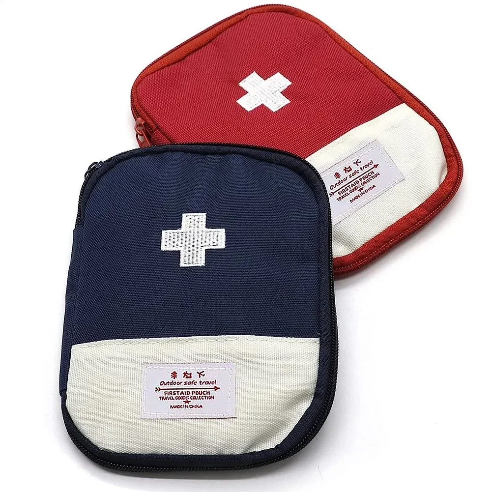 

Travel Mini First Aid Pouch Portable Outdoor Camping Hiking Medicine Bag Multifunction Emergency Survival Medical Organizer