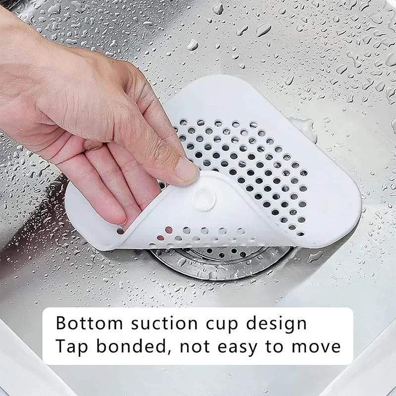 Hair Filter Shower Drain Plug Kitchen Sink Strainer Anti-blocking Bathtub Shower Floor Drain Sink Drains Cover Home Accessories 4