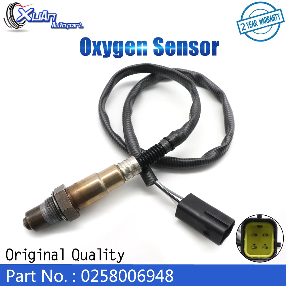 

Xuan 4 Wire Air Fuel Ratio Lambda O2 Oxygen Sensor 0258006948 for Kia Mazda 0 258 006 948