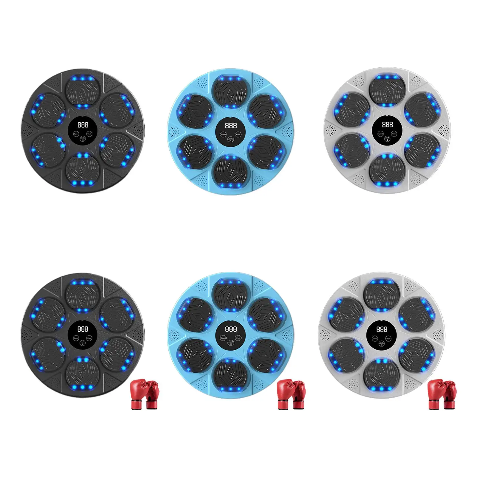 Boxing Machine Wall Mounted Household Training Equipment Music Boxing Wall Target for Sports Sandbag Taekwondo Practice Relaxing