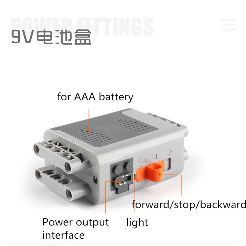 Advanced Power Functions Battery Motor Kit