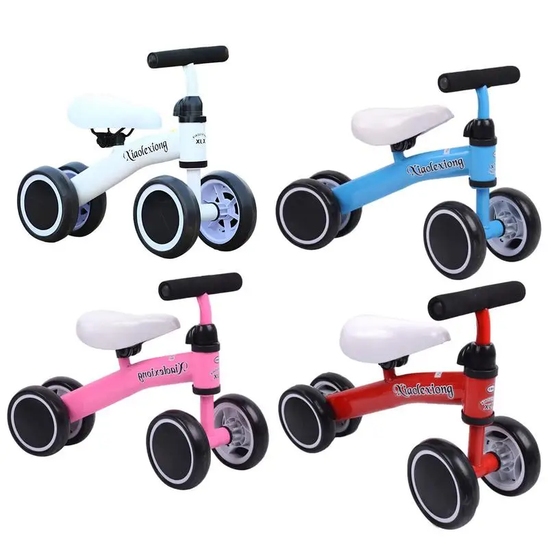 4 Ruote Principiante Bambino Formazione Bicicletta Bambino Equilibrio Bici Bambino Bici Bambini Scooter Passeggino Per 1-6 Anni