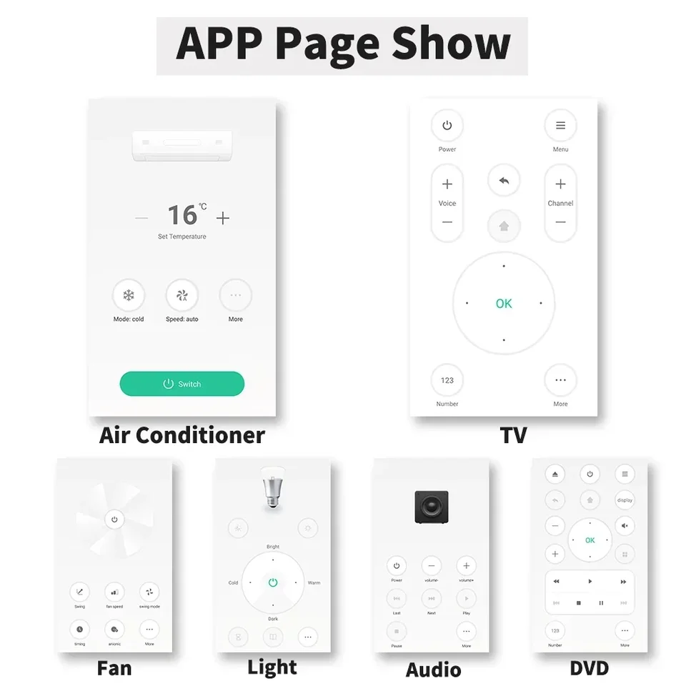 Smart WiFi Universal Infrared Remote Control