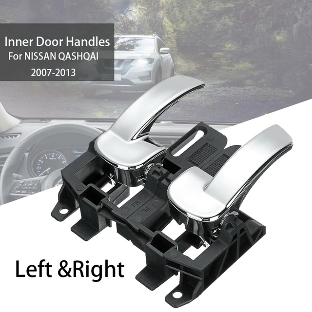 Manija de puerta Interior delantera izquierda y trasera izquierda para Nissan  Qashqai J10, 80671JD00E, 80670JD00E, 2007-2013 - AliExpress