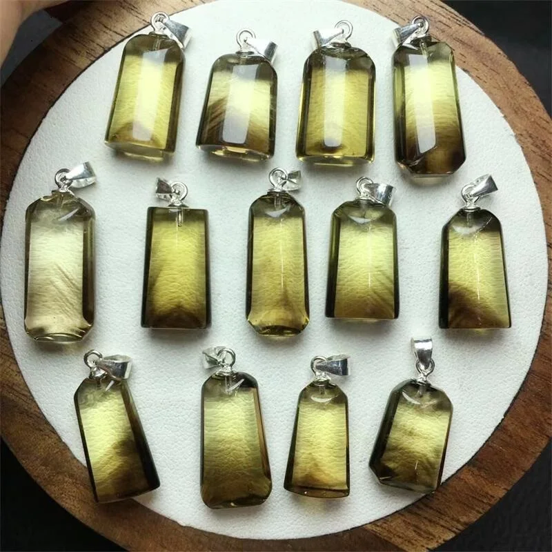 

Natural Smoky Quartz Citrine Pendant Crystal Carving Women Fashion Jewelry Healing Gemstone Holiday Gift 1pcs