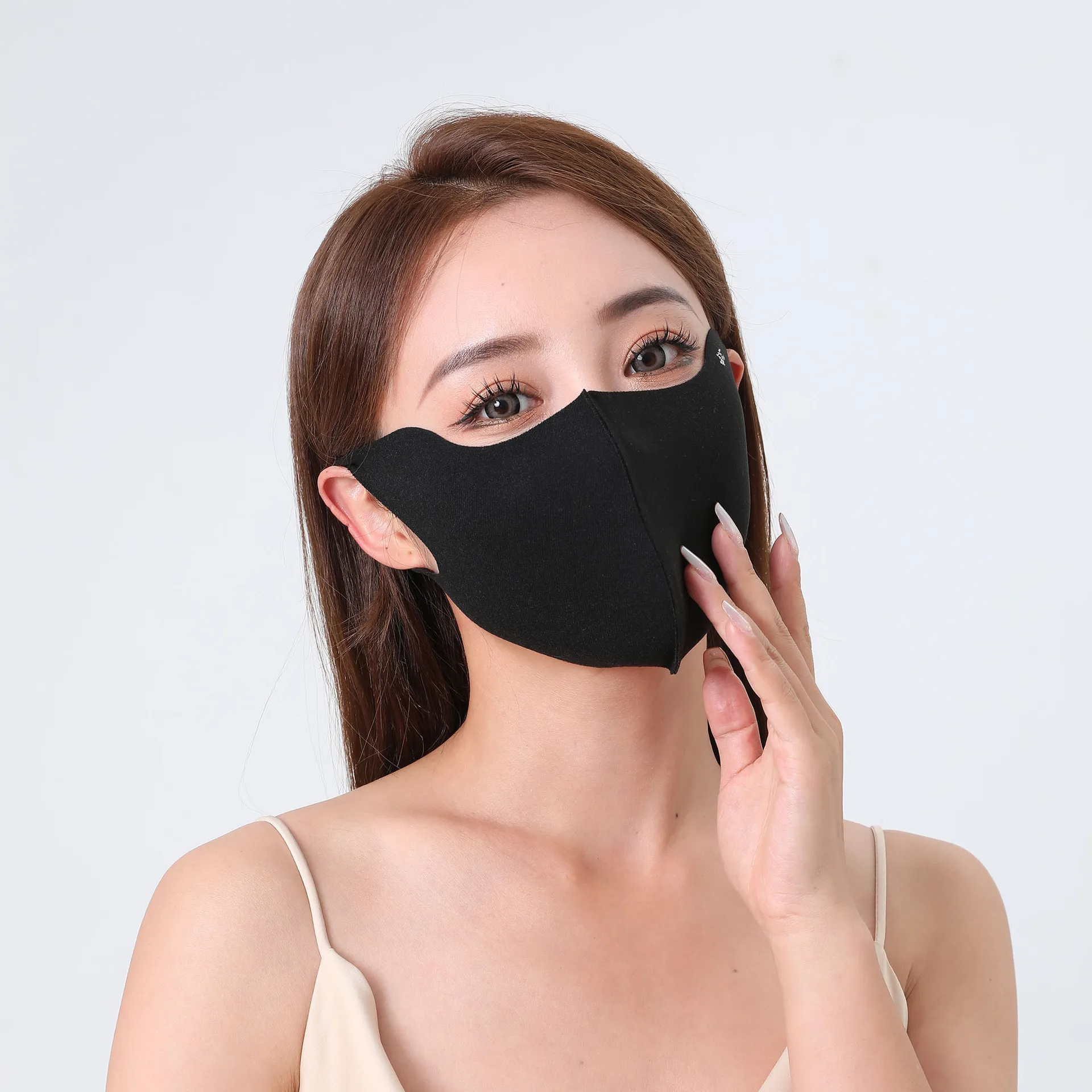 

Summer Outdoor UV Protective Mask Can Be Washed Large Area Sun Block Hottie Outside Cool Decorative Face Mask Wholesale