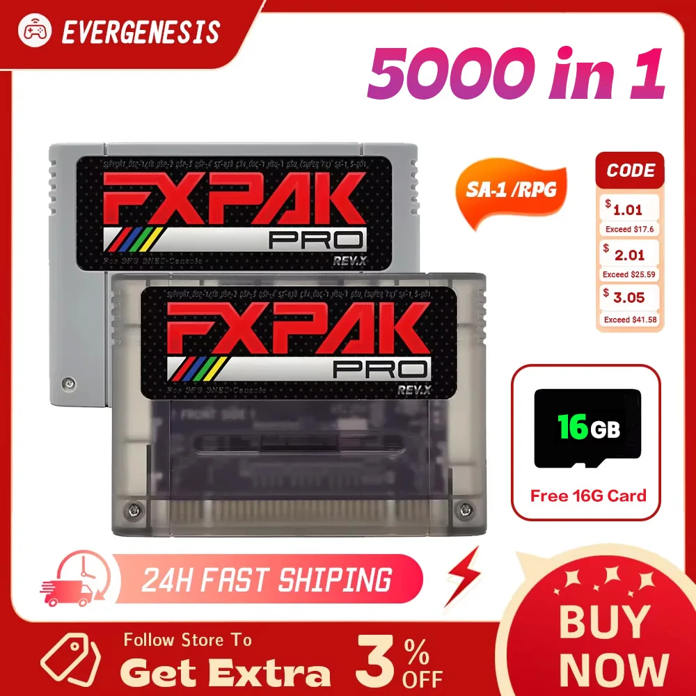 Fxpak Pro Setup Novo Simulador de Código Aberto SNES FXPAK Pro SD2 REV.Z com Cartão TF ...