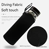750ML/1000ML/1500ML Water Bottle Cover Bag Black Bottle Carrier Insulated Bag Sports Bottles Covers Mug Bottle Cup Case Bag 5