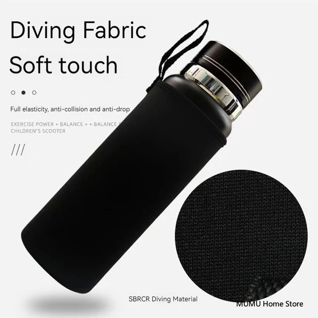 750ML/1000ML/1500ML Water Bottle Cover Bag Black Bottle Carrier Insulated Bag Sports Bottles Covers Mug Bottle Cup Case Bag 5