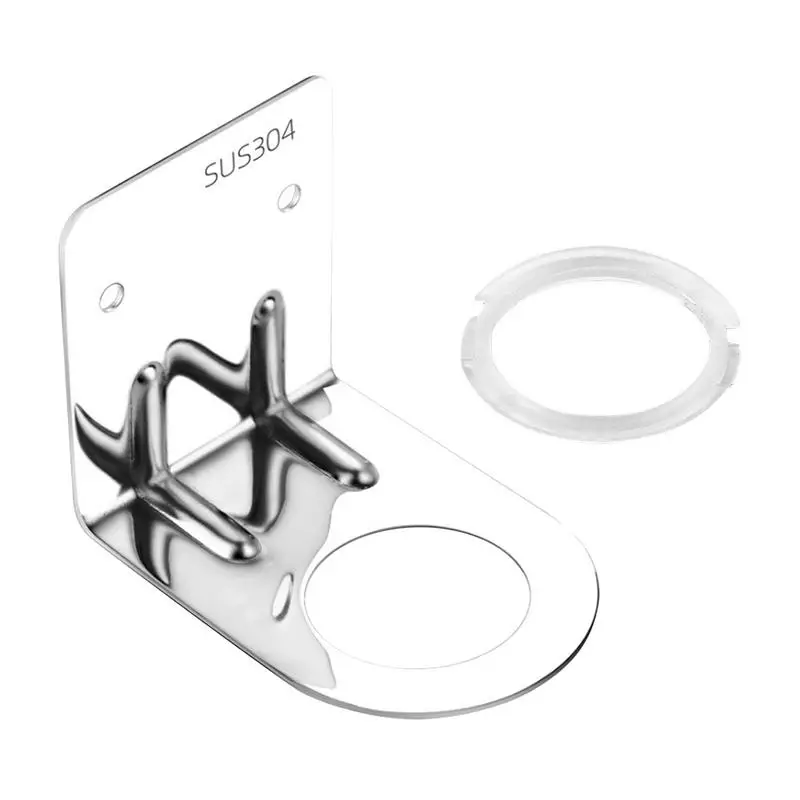 

Shower Gel Bottle Holder Easy Installation Wall Mounted Shower Gel Bottle Rack Hook Bracket Reusable Waterproof Stainless Steel
