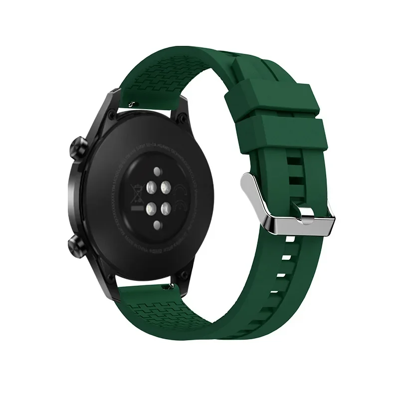 Versatile Silicone Watch Band Strap, 20mm/22mm