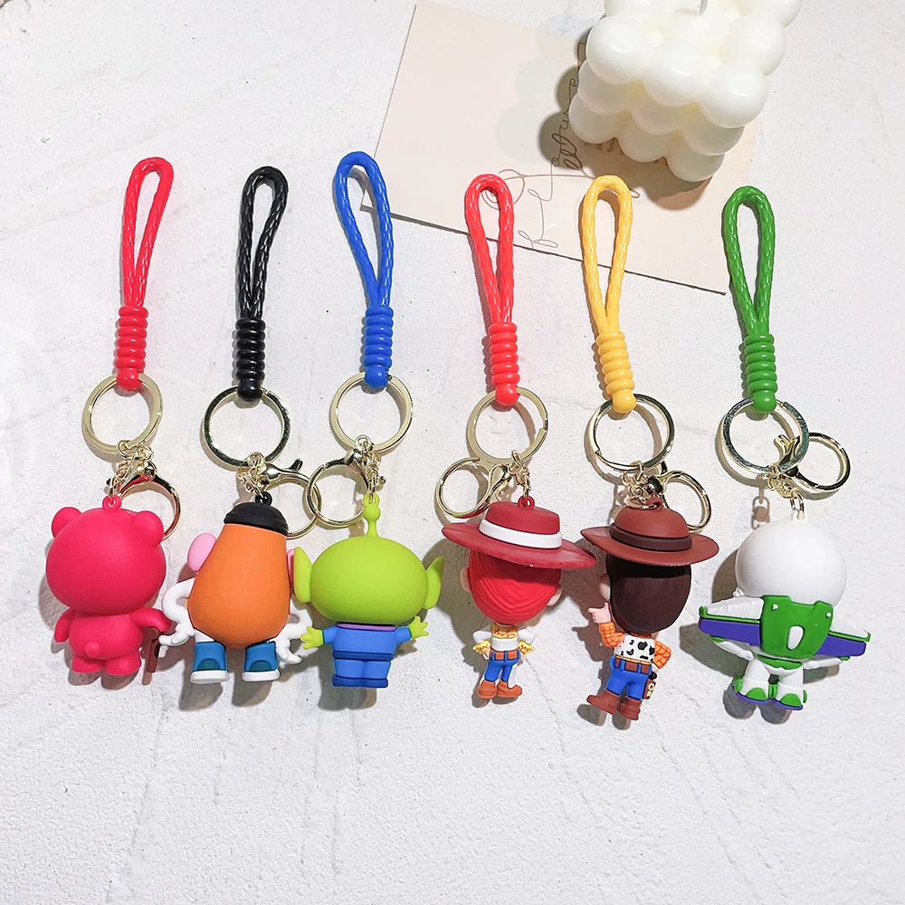 Cartoon Toy Story Keychain Cute Three Eyes Mr. Potato Head Keyring