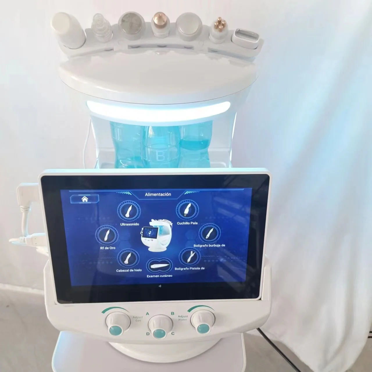 Blue Ice Skin Analyzer Multi Care Anti-aging Wrinkle Removal Skin Repair Machine 12 Languages To Achieve The best Effect