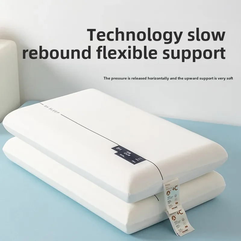 1 Solid Slow-recovery Memory Foam Pillow in 6 Cm, 8 Cm and 10 Cm Heights. True Slow Support & Slow Rebound. Hotel Quality 4
