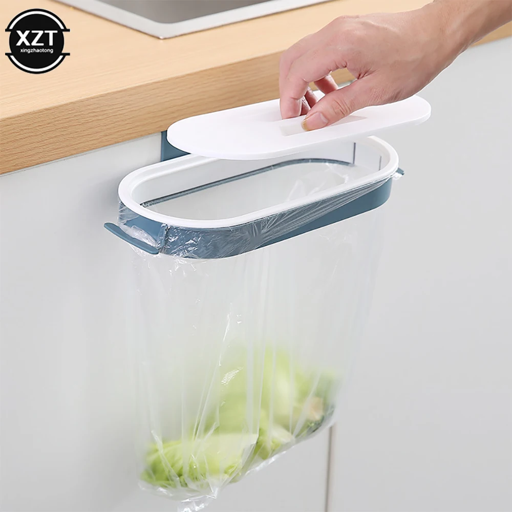 

Кухонный портативный пластиковый подвесной мешок для мусора, подставка под дверь, стеллаж для мешков, крючок, чистящая подставка, полка, органайзер, кронштейны для мусора