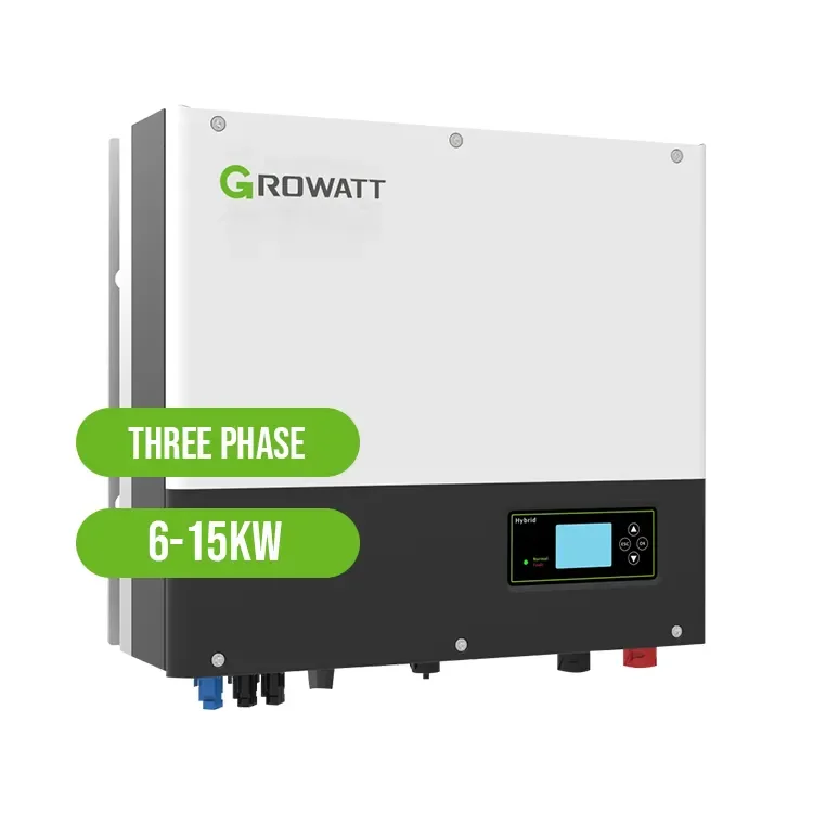 

High Efficiency Growatt 6000Watt Solar Panel Inverter 6KW for Lithium Battery SPH 6000TL3 BH-UP