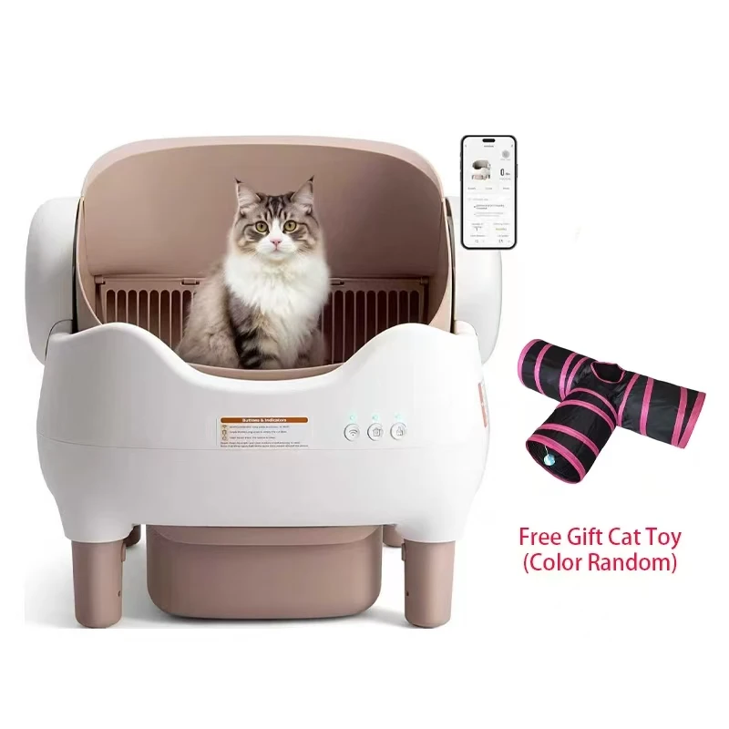 自動清掃猫用トイレ 猫用トイレトレイ セルフクリーニング式