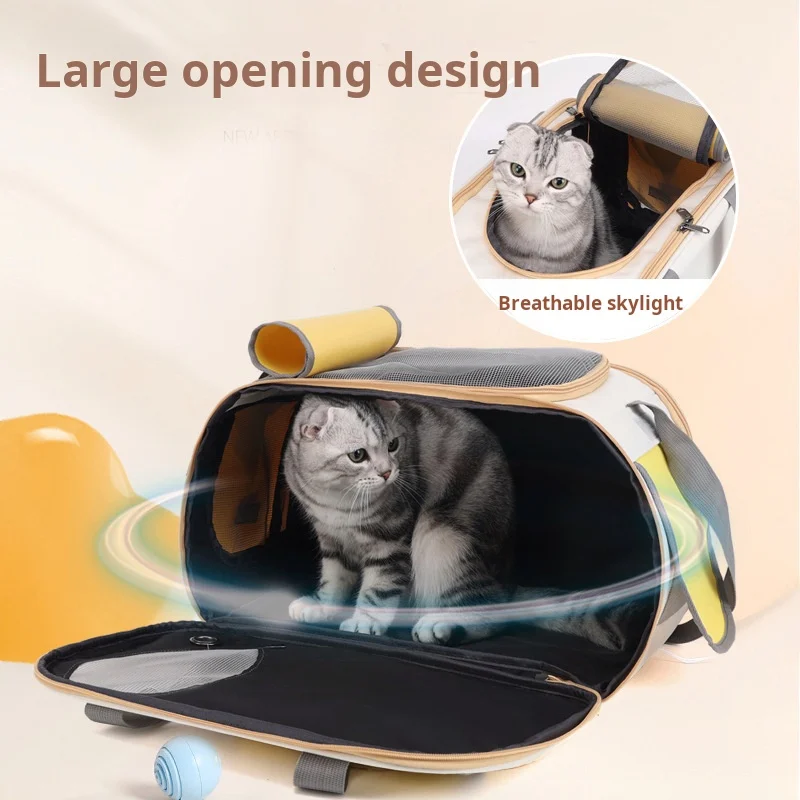1Pcs Portable Pet Carrier Cat Bag For Cats And Dogs Ideal For Travel And Outdoor Activities Suitable Cats Small Dogs