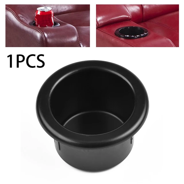 2 Pcs Cup Holders Plastic Drinks Can Holders RV Boat Seat Recessed