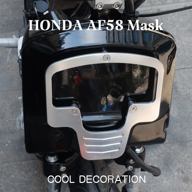 Aluminum Battery Box Front Guard Cover Monster Mask Face For Honda Ruckus Zoomer Nps50 AF58  Scooter Motorcycle Modified Parts