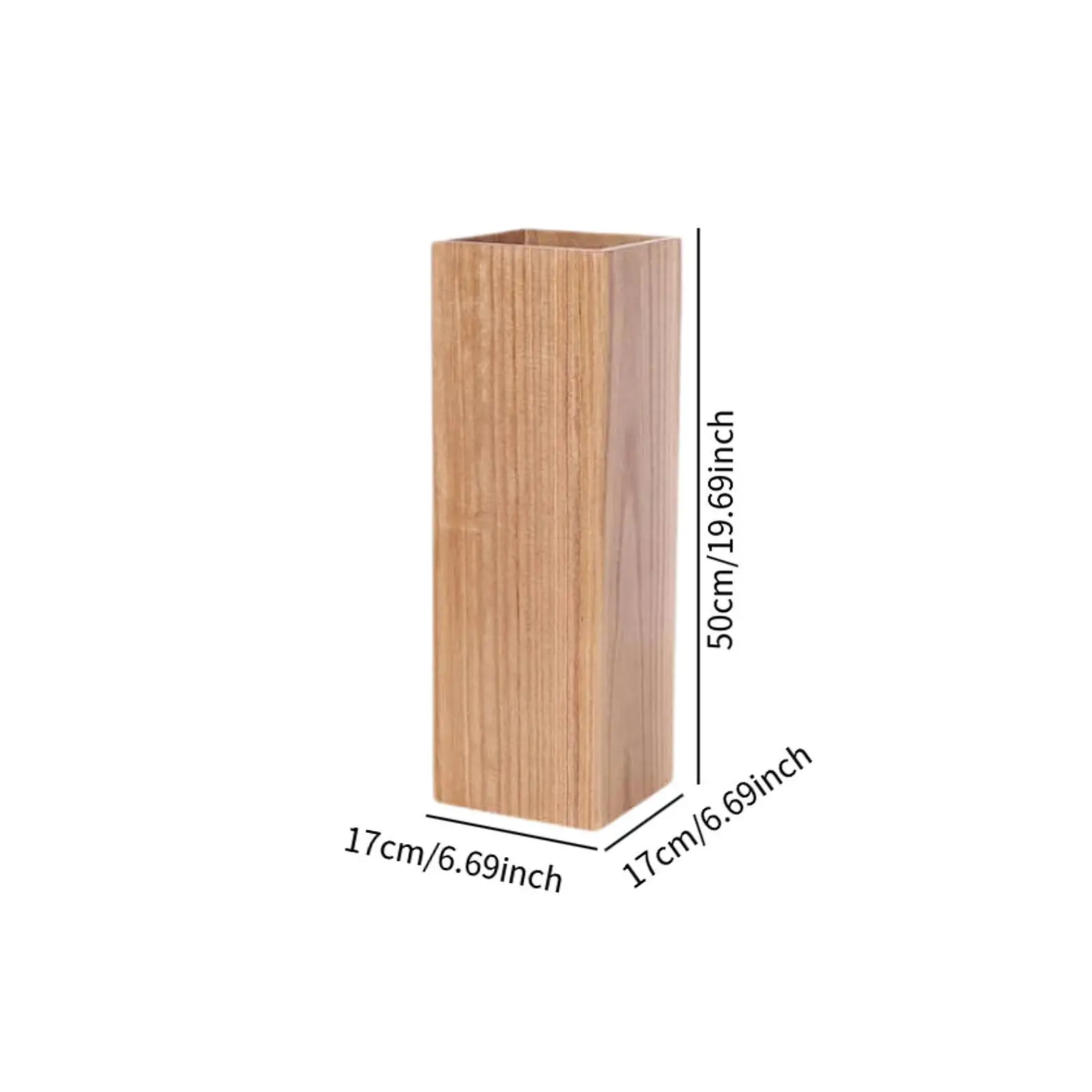 Umbrella Storage Container Wooden Holder for Home and Commercial